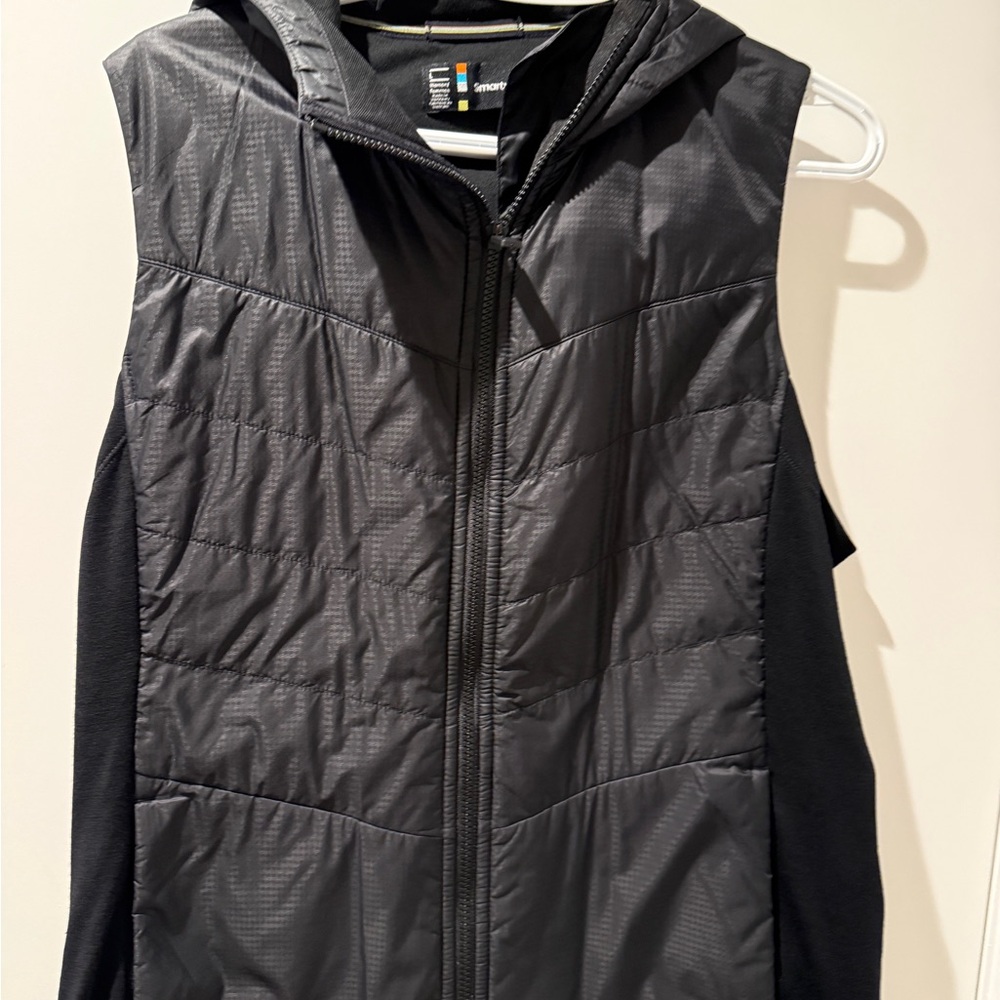 Smart Wool Women’s Hooded Quilted Vest Jacket - Size Large